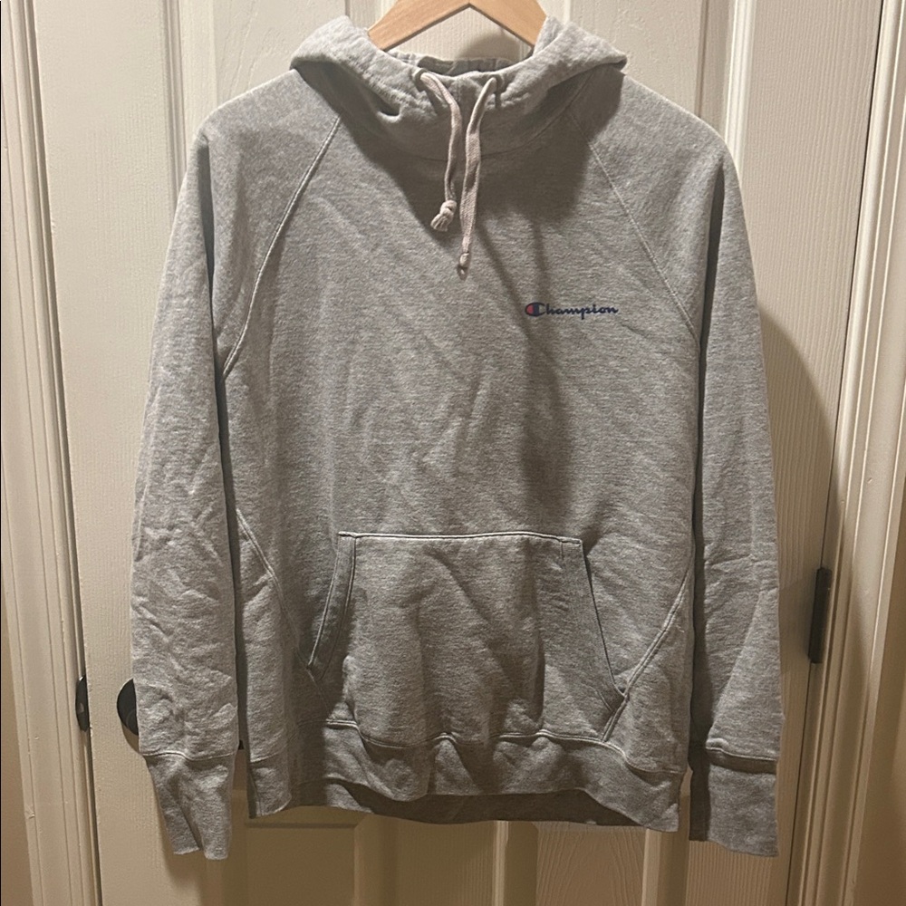 Champion Light Gray Pullover Hoodie